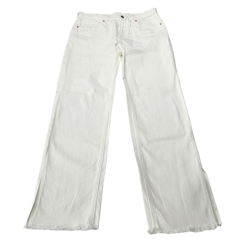 GAP White Wide Leg Flare Jeans